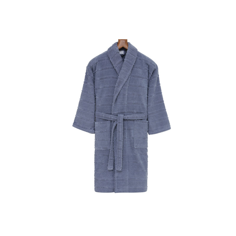 Peignoir mi-mollet Boesch, S, Bleu