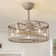Buffy 20" Farmhouse Caged Ceiling Fan with Light Kit and Remote Control Included