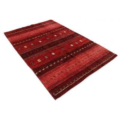 Persian Hand knotted Gabbeh rug 5'3"x7'10"