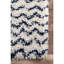 Tapis bleu marine à poils longs Batts-1181529436