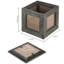 Leeana 7.6cm x 7.6cm Solid Wood Picture Frame in Grey