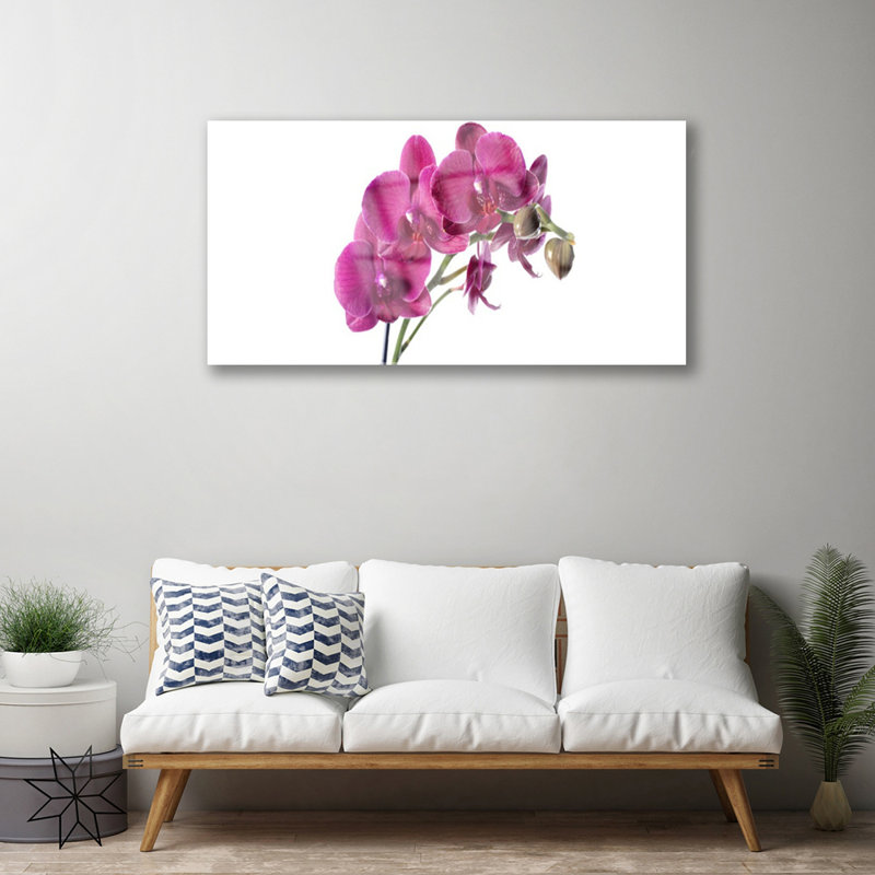Flowers - No Frame Print on Glass