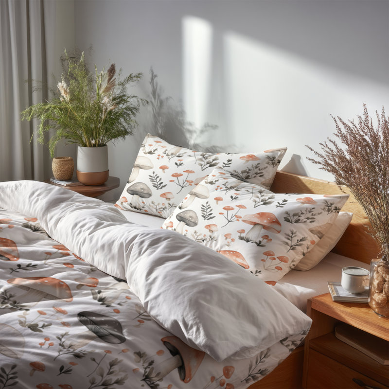 Ensemble de literie 4 pièces Boho, Queen Comforter + 3 Additional Pieces