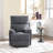 Bardia 33" Wide Minimalist Style Compact Breathable Fabric High-End Power Recliner Chair with USB-1369913723
