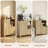 Rattan Buffet Cabinet with Adjustable Shelf & Drawers - Natural Engineered Wood Sideboard for Living Room, Kitchen, Entryway-817986049