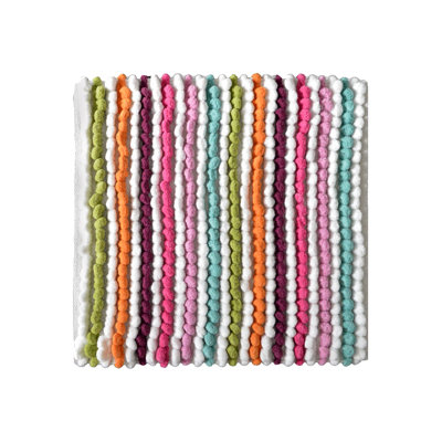 Kupar Chunky Bobble Square Bath Mat