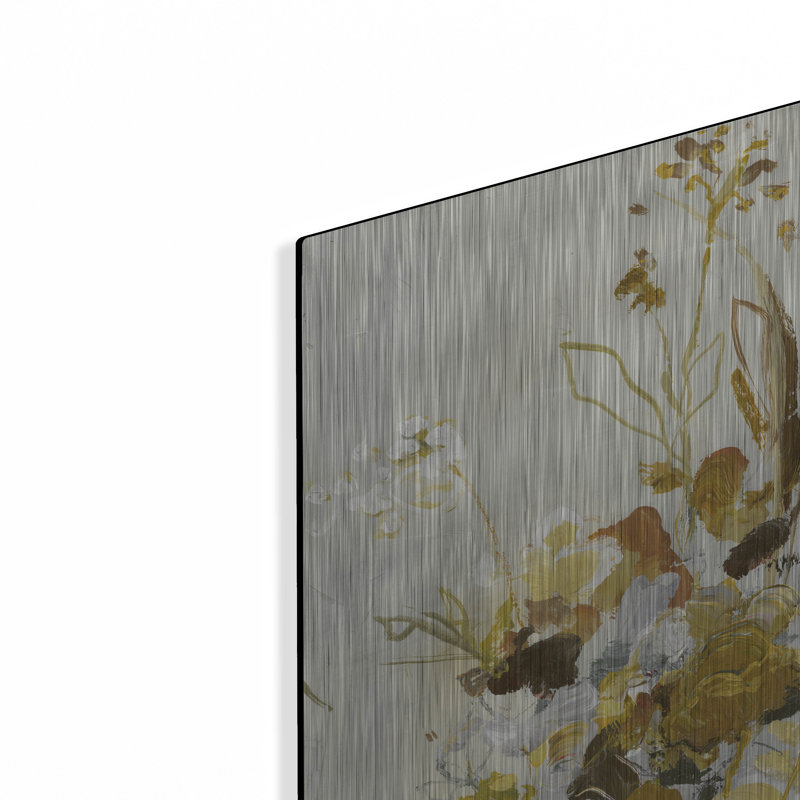  «Flock Of Flowers 2» par Design Fabrikken, art mural en métal, H 16 po x l 12 po
