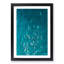 Many Dolphin in Abstract - Framed Print-55770695-55770697