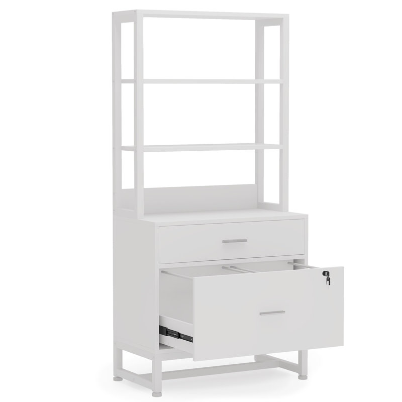Grigorii 29.52'' Wide 2 -Drawer File Cabinet, White