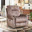 Ensemble de salon inclinable 2 pièces avec fauteuil inclinable électrique et causeuse manuelle-113430293