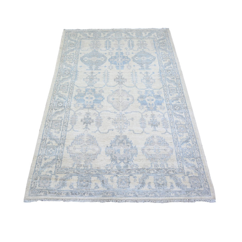 Ventress One-of-a-Kind 4' X 5'9" Wool Area Rug Ivory