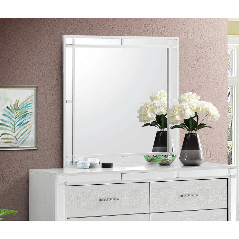 Madison Mirror, Silver Champagne