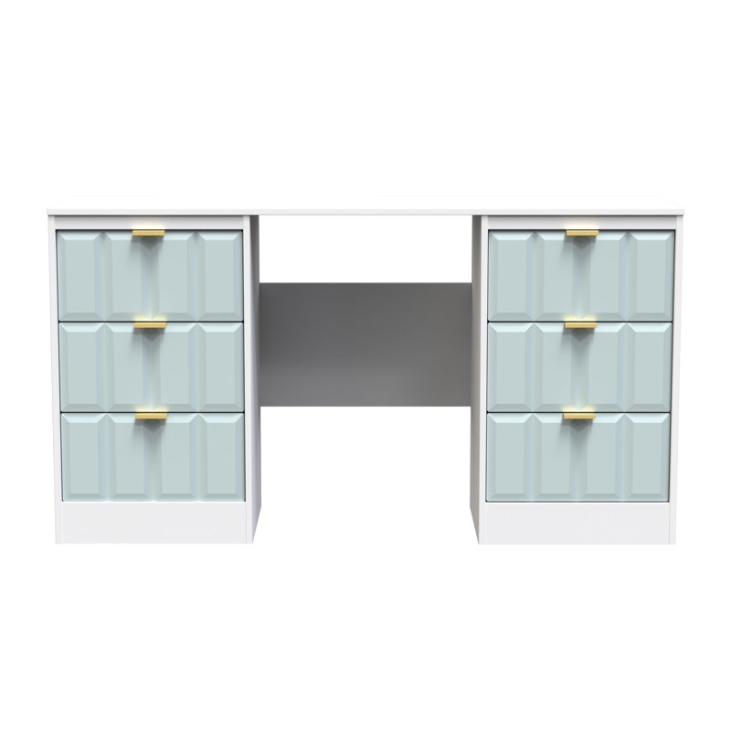 Besian Dressing Table, Duck/White