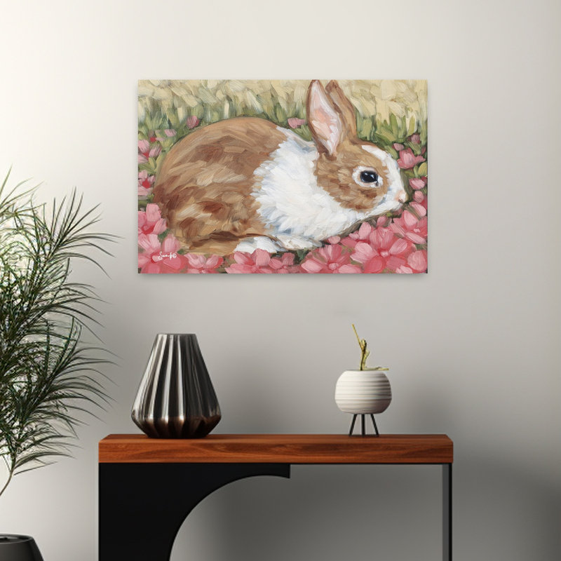 Art de fleur de lapin Sweet Pansy, H 16 po x l 24 po