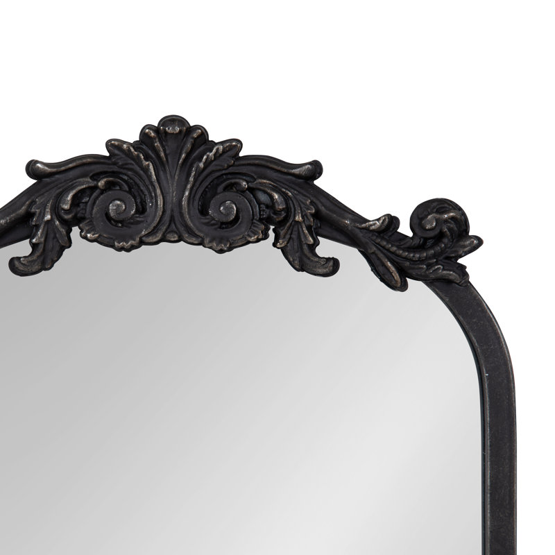 Damier Metal Flat Mirror, Black
