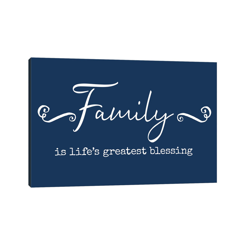 Family Greatest Blessing by Amanda Murray - Wrapped Canvas Print, 66.04cm H x 101.6cm W x 1.91cm D