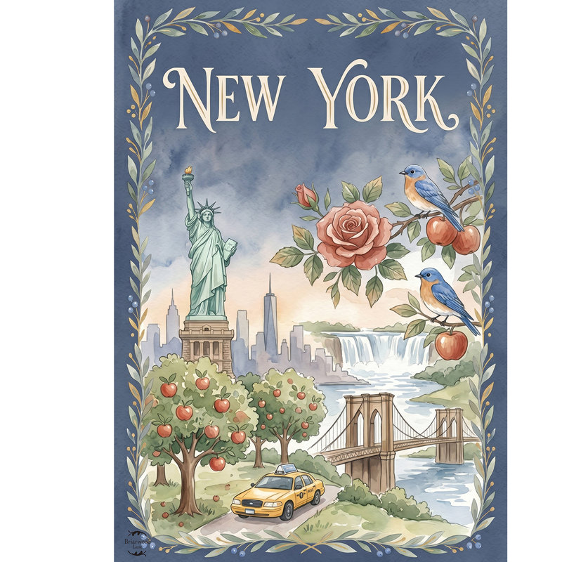Drapeau de jardin Fierté de l'État de New York 12x18