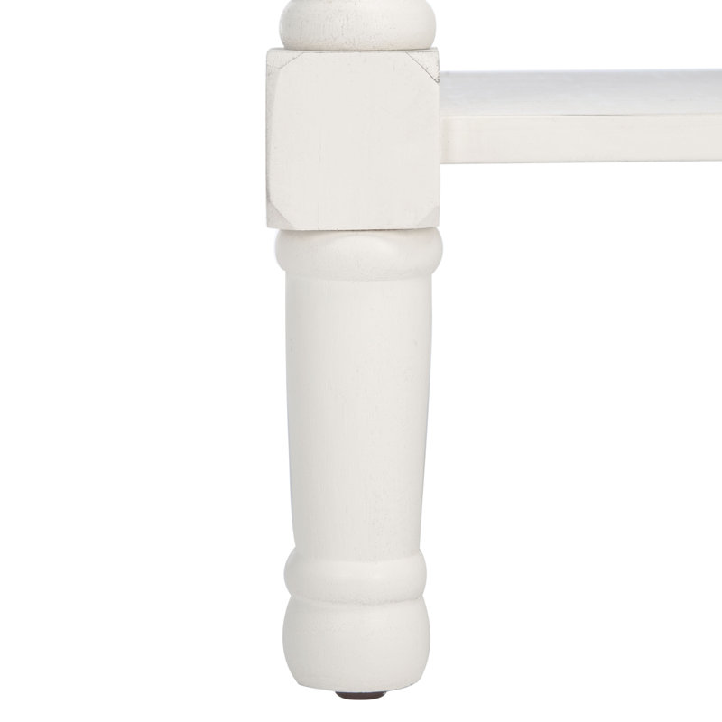 Addyson 35.5'' Console Table, Distressed White