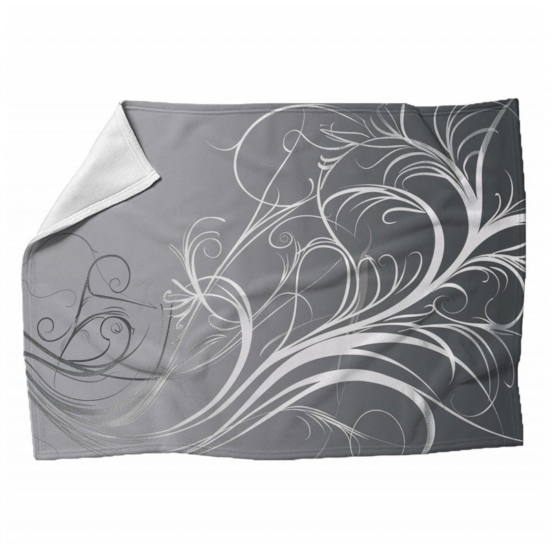 Machine Printed Throw Blanket, Throw