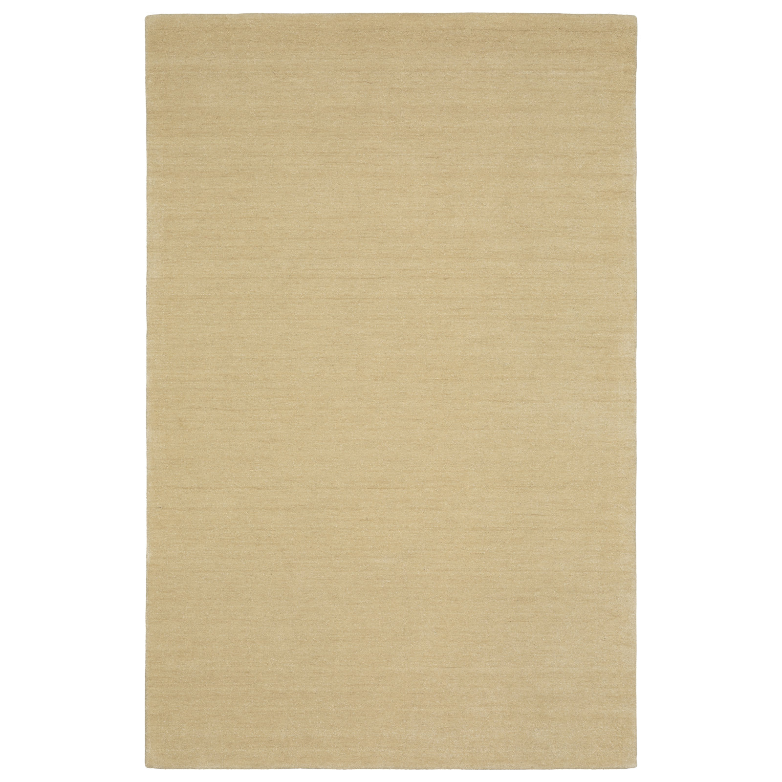 Yolandi Beige Hand-Woven Wool Rug, Rectangle 6' x 9'