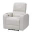 Fauteuil inclinable électrique en simili cuir Latitude Run® Oren avec porte-gobelet et port USB-916543047