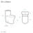 Monaco One-Piece Elongated Toilet Dual-Flush 1.1/1.6 gpf-121372819-121372822-121372823