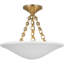 Aerin Mollino 16" Semi Flush Mount-70573386