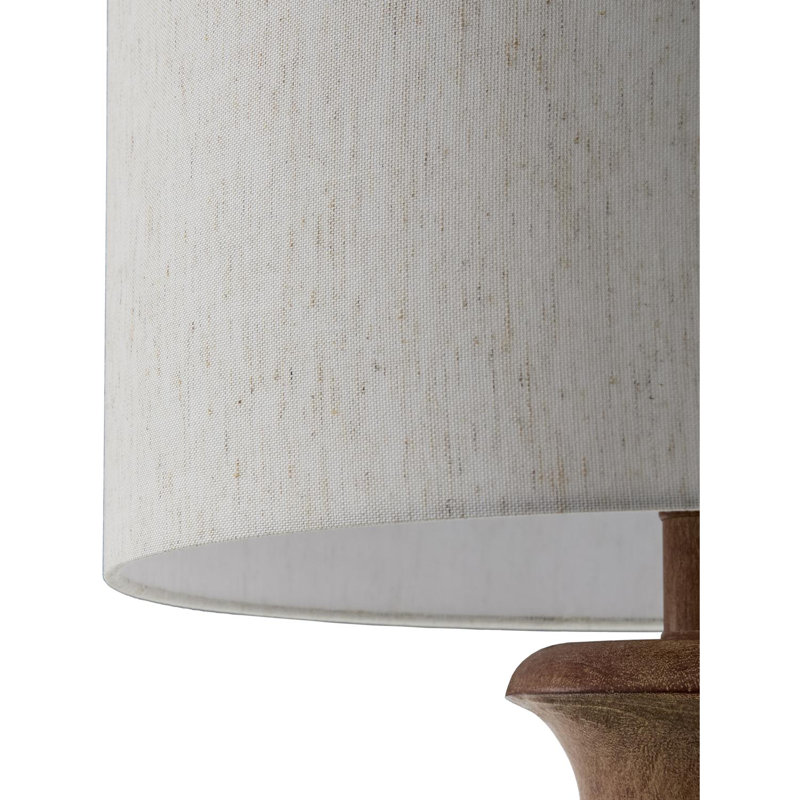Lampe de table Aolanis, Marron foncé