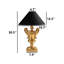 Golden Fabric Cap Trophy Bedside Table Lamp-1116076295