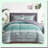 Stripe Comforter Set - Bedding Bundle with Reversible Design - All Season Microfiber Bed in a Bag - 6 Piece Set with Sheets and Shams