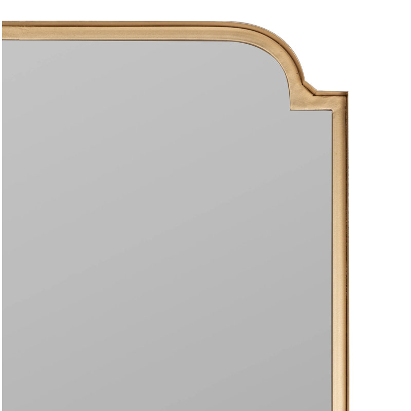 Abner Metal Arch Mirror, Gold