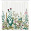 Rideau de douche simple et crochets Mixed-44339763