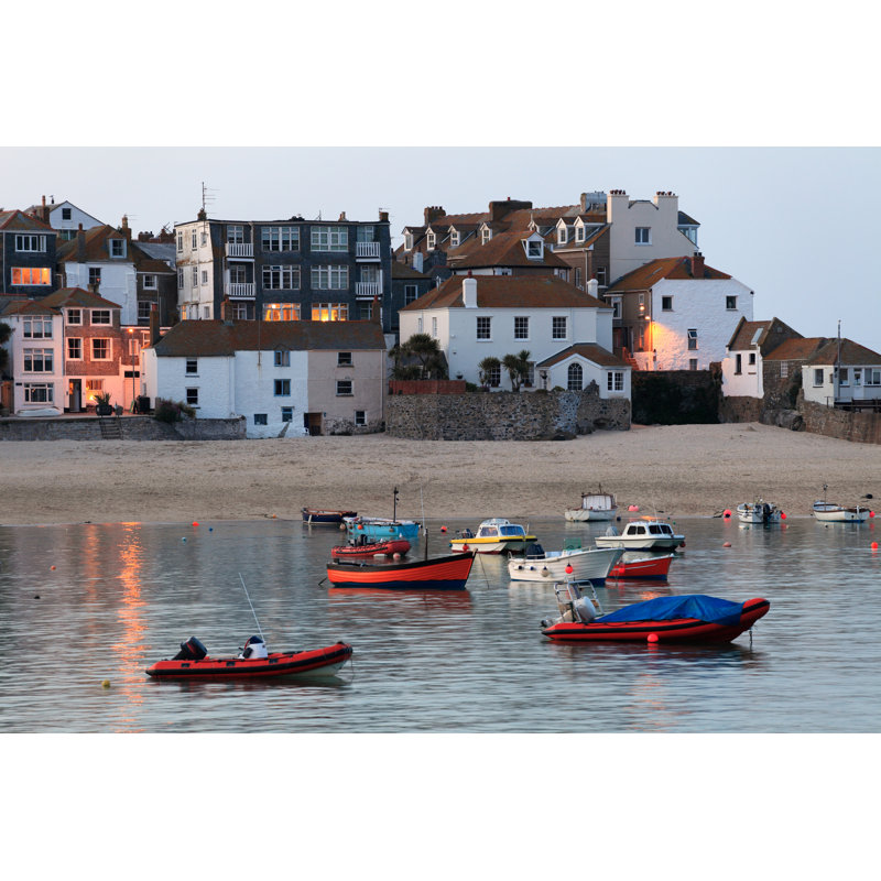 St Ives Harbour - Wrapped Canvas Print, 81cm H x 122cm W x 3.8cm D