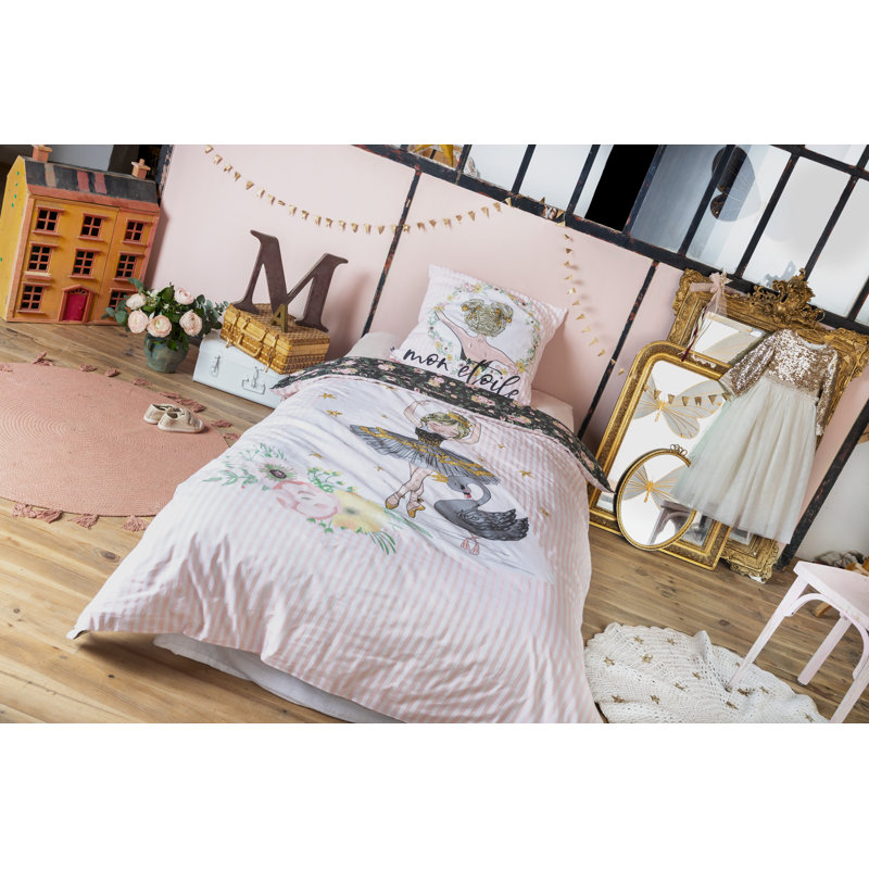 Falconer No Pattern Duvet Cover with Pillowcases Included, 220 x 240 cm - 1 Pillowcase (63 x 63 cm)