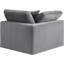 Chaise d'appoint en velours 40 po-87095230