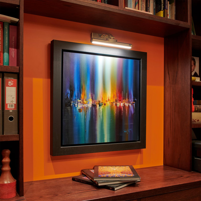 LED Wall Mount Picture Light, Rose Gold