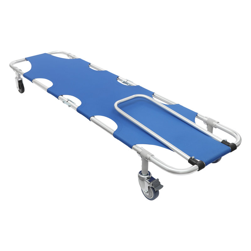 Brancard pliant pour urgence médicale