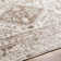 Machine Woven Oriental Light Brown Area Rug