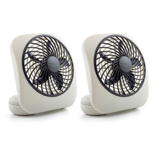 Treva 6.29" Personal Fan (Set of 2)