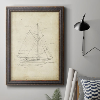 Sailboat Blueprint III " Sailboat Blueprint III "