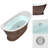 66.14'' x 31.5'' Mounting / Installation Required Soaking Acrylic Bathtub