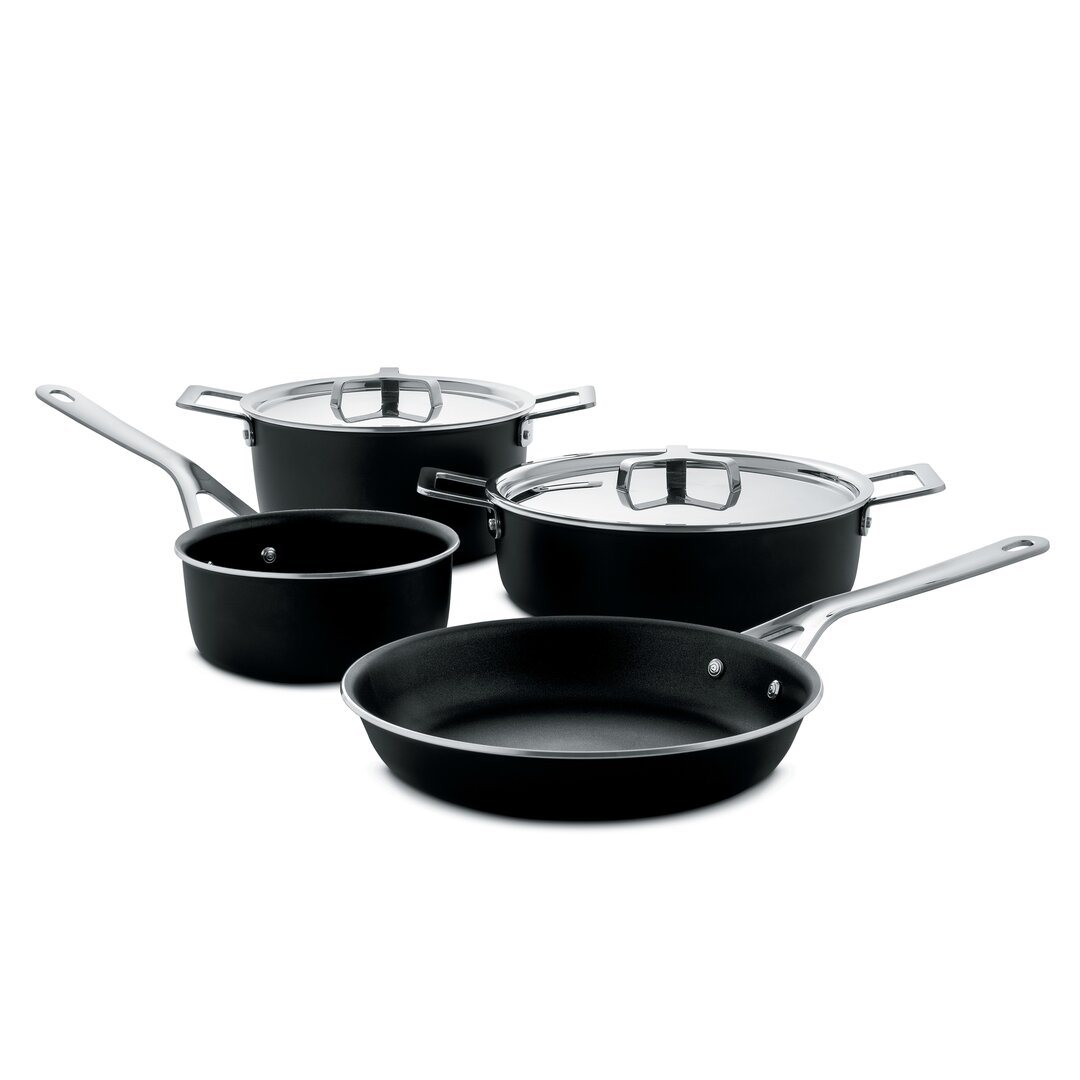 4-tlg. Kochgeschirr-Set Pots&Pans aus Aluminium