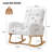 Teddy Nursery Glider Chair with Cartoon Patterns-1663951970