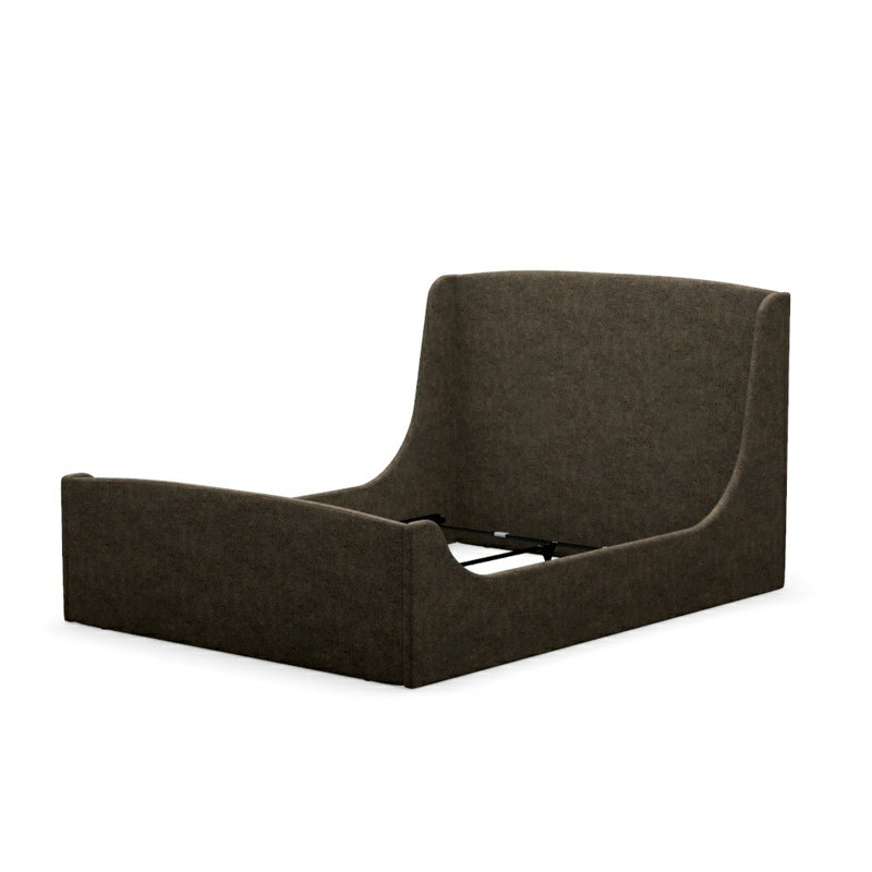 Swan Upholstered King Bed, Queen, Block 654212