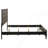 Carina Rustic Grey Oak Eastern King Panel Bed