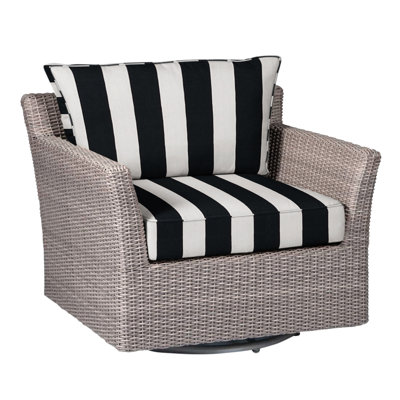 Club Woven Swivel Glider - Oyster