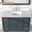 Plateau de meuble-lavabo simple en pierre reconstituée avec lavabo 49 po Ceres
