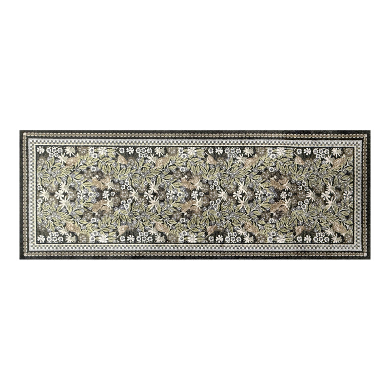 Tapis de couloir une pièce Woodlands Midnight, L 28 po x L 75 po