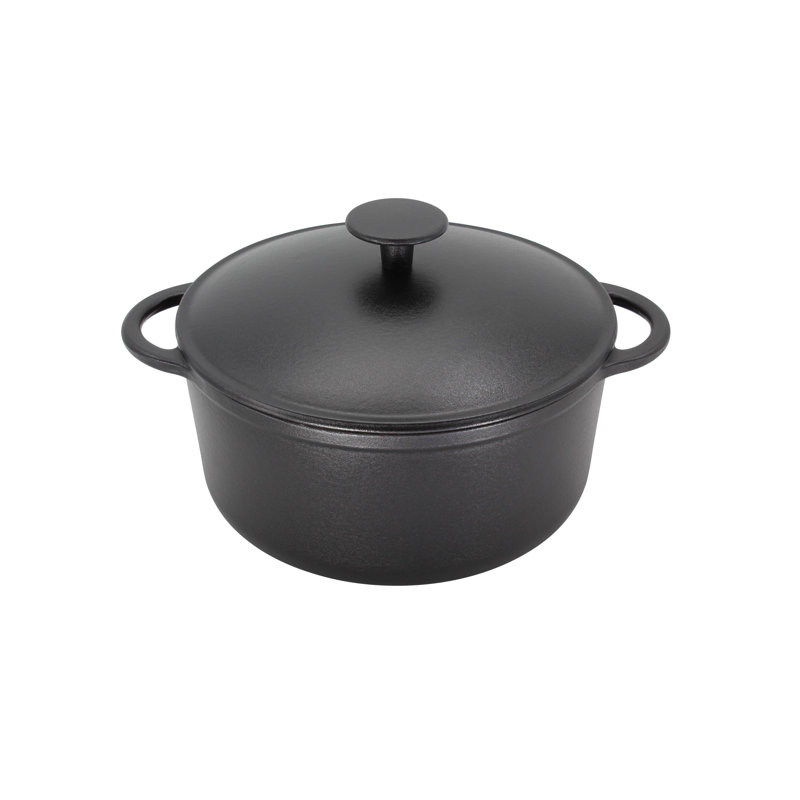 Karl Kruger Rustica Cast Iron Standard Pot, 24 cm diameter