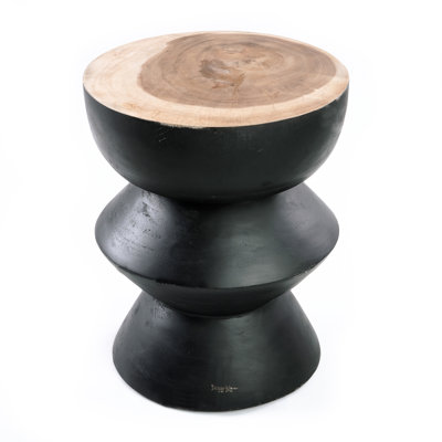 Costachi Solid Wood Accent Stool
